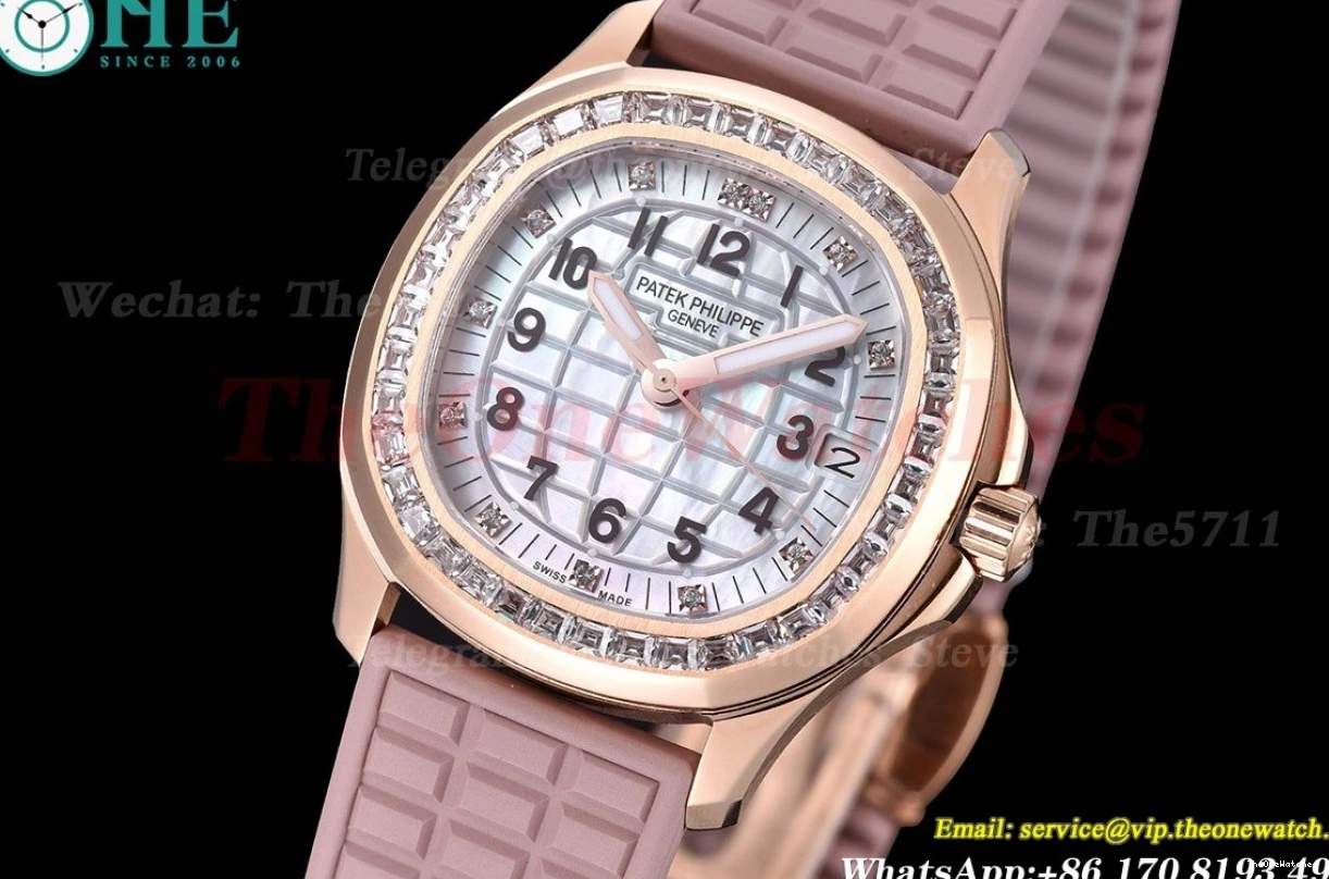 Dial RG A324 Dia Ladies Mop 35.6mm Aquanaut RU PPF 0518